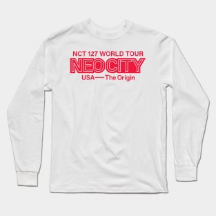 Kpop NCT 127 Neo City The Origin USA Long Sleeve T-Shirt